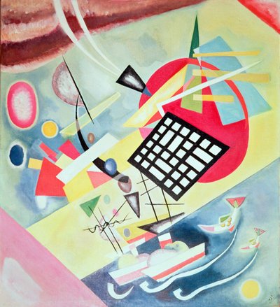 Zwart netwerk, 1922 door Wassily Kandinsky